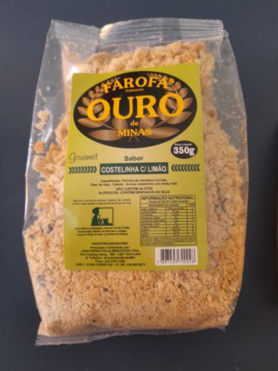 Farofa Ouro Gourmet Sabor COSTELINHA COM LIMÃO